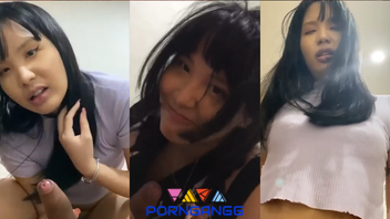 คลิปโป๊vkเสียงไทย ทางบ้านถือกล้องเย็ดกับแฟน หน้าหมวยแต่กรีดตาซะคมเชียว เสื้อสีม่วงคุ้นๆเหมือนคนดัง จับควยโม๊กเลียซดน้ำเงี่ยน ต่อด้วยเอาหีขย่มเย็ดสดมันๆ